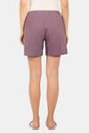 Amante Sleep Shorts - Black Plum — thumbnail 3